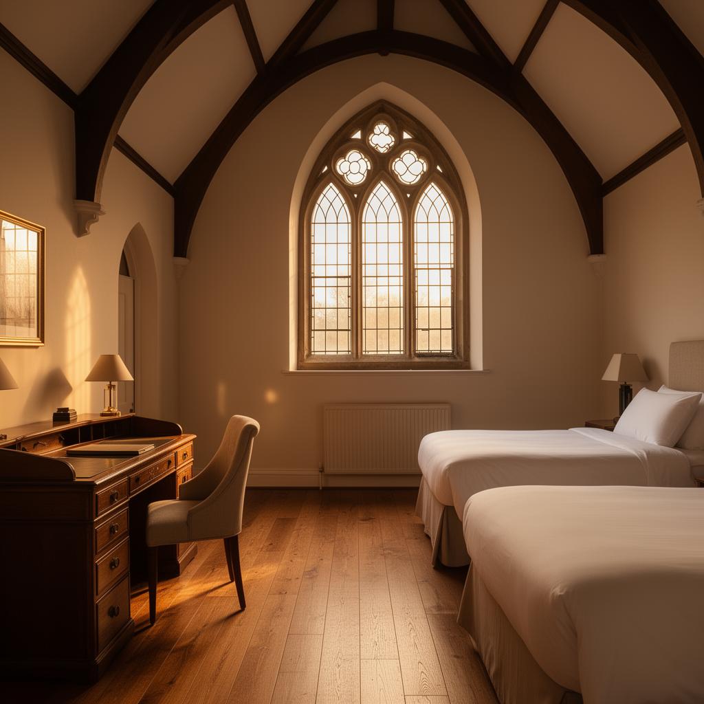 Twin Room at The Old Palace Lincoln